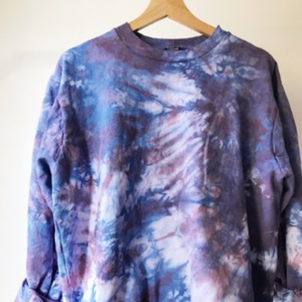 Orchid Ice dyed Anna Joyce sweatshirt M